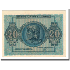 Greece, 20 Drachmai, 1944, KM:323, 1944-11-09, UNC(65-70)