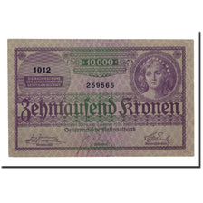 Billet, Autriche, 10,000 Kronen, 1924, 1924-01-02, KM:85, TTB+