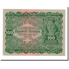 Autriche, 100 Kronen, 1922, 1922-01-02, KM:77, SUP+