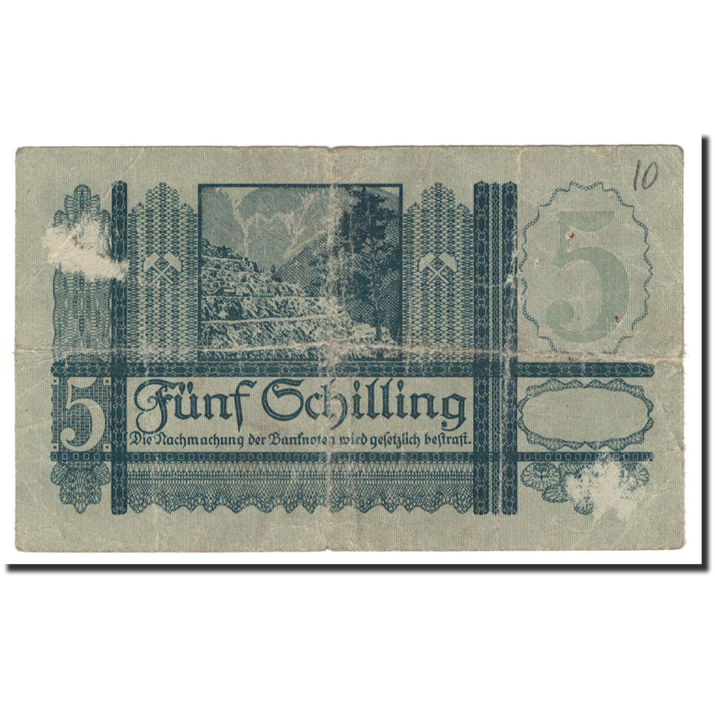 Banknote, Austria, 5 Schilling, 1945, 1945-09-04, KM:121, VG(8-10)