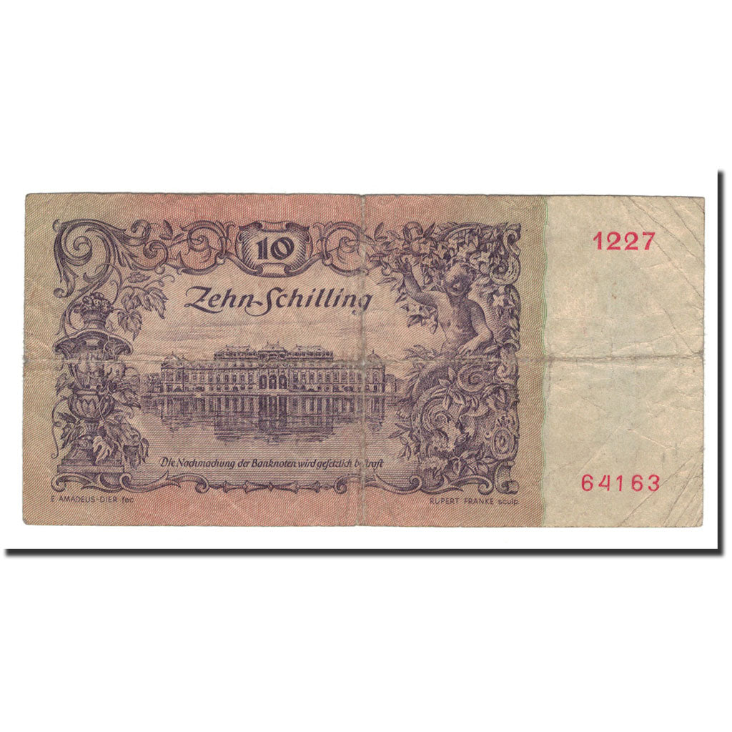 Autriche, 10 Schilling, 1950, 1950-01-02, KM:128, TB