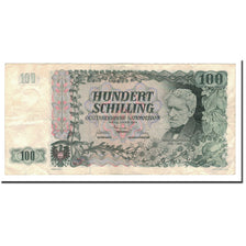 Geldschein, Österreich, 100 Schilling, 1954, 1954-01-02, KM:133a, SS