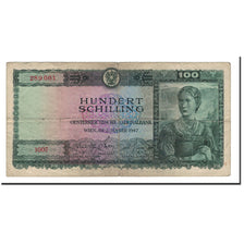 Austria, 100 Schilling, 1947, 1947-01-02, KM:124, F(12-15)
