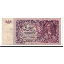 Banknote, Austria, 50 Schilling, 1951, 1951-01-02, KM:130, VF(30-35)