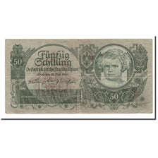Banknote, Austria, 50 Schilling, 1945, 1945-05-29, KM:117, VF(20-25)
