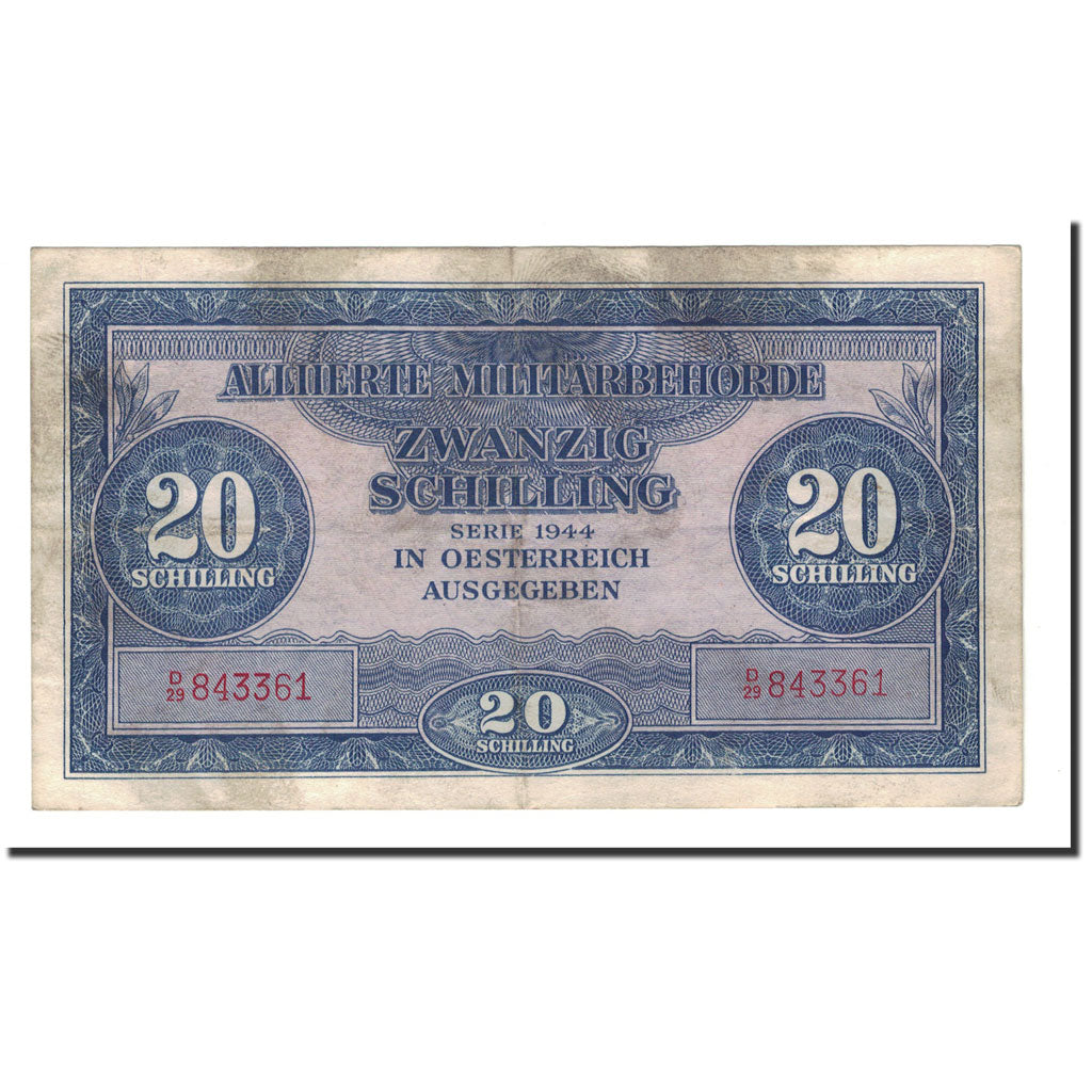 Banknote, Austria, 20 Schilling, 1944, KM:107, EF(40-45)
