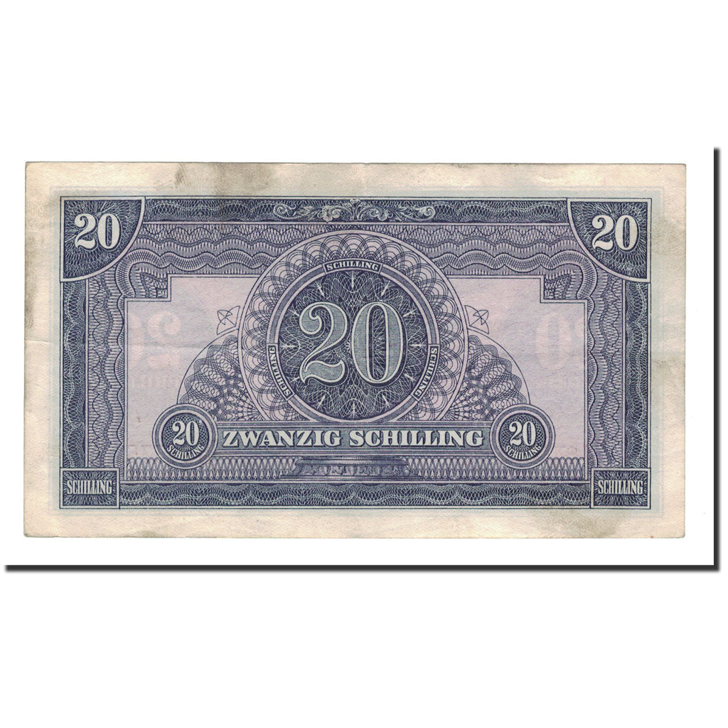 Banknote, Austria, 20 Schilling, 1944, KM:107, EF(40-45)