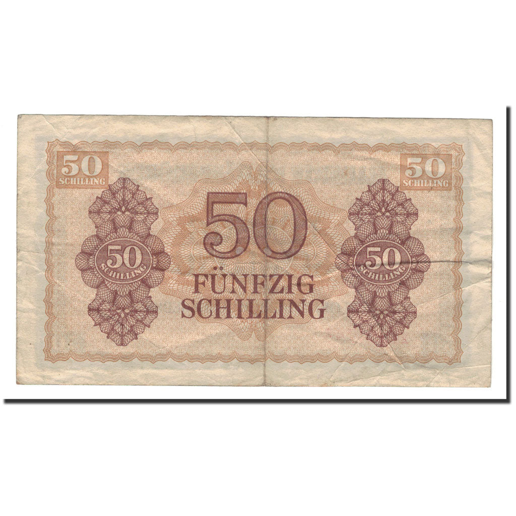 Austria, 50 Schilling, 1944, KM:109, VF(20-25)