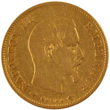 Francia, Napoleon III, Napoléon III, 10 Francs, 1859, Paris, BB, Oro, Gadour...