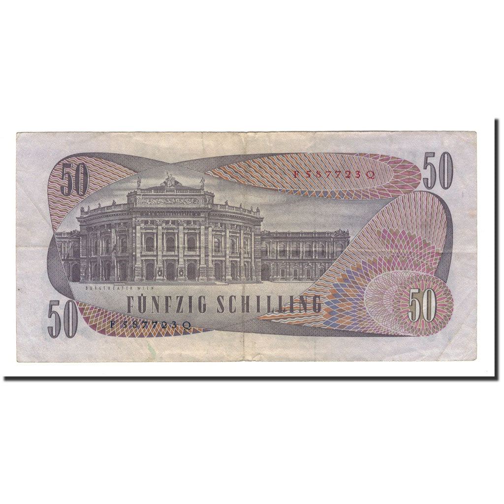 Banknote, Austria, 50 Schilling, 1972, 1970-01-02, KM:143a, EF(40-45)
