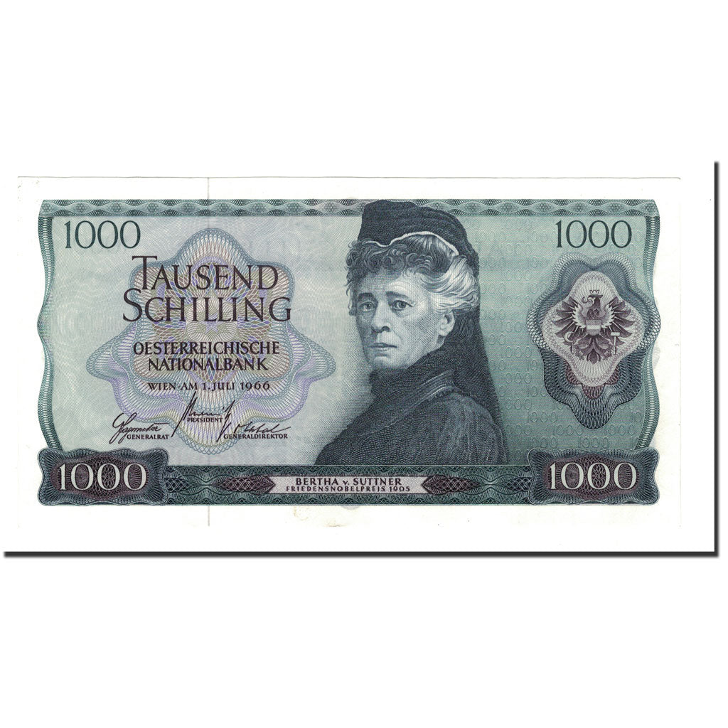 Austria, 1000 Schilling, 1970, 1966-07-01, KM:147a, UNC(65-70)