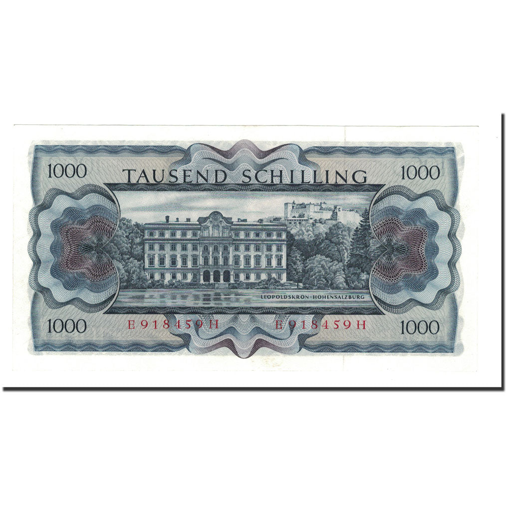 Austria, 1000 Schilling, 1970, 1966-07-01, KM:147a, UNC(65-70)