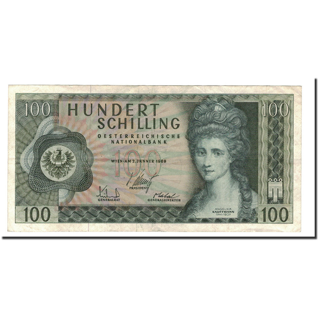 Banknote, Austria, 100 Schilling, 1970, 1969-01-02, KM:145a, AU(50-53)
