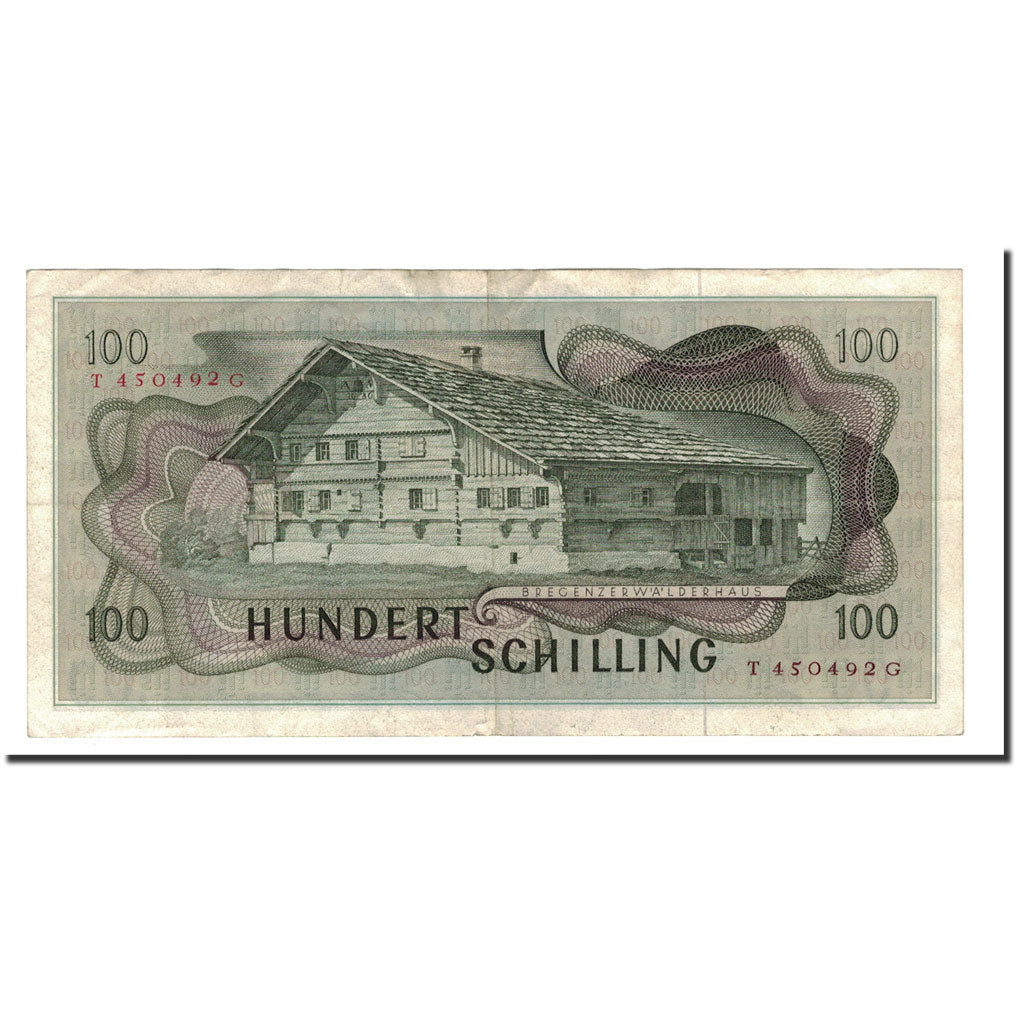 Banknote, Austria, 100 Schilling, 1970, 1969-01-02, KM:145a, AU(50-53)