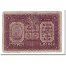 Italie, 1 Lire, 1918, 1918-01-02, TB