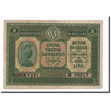 Italy, 2 Lire, 1918, 1918-01-02, EF(40-45)