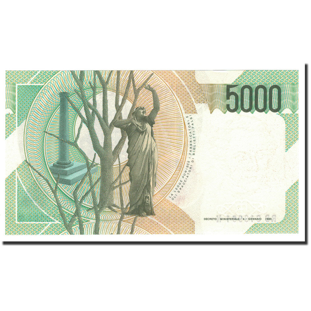 Geldschein, Italien, 5000 Lire, 1985, 1985-01-04, KM:111b, UNZ