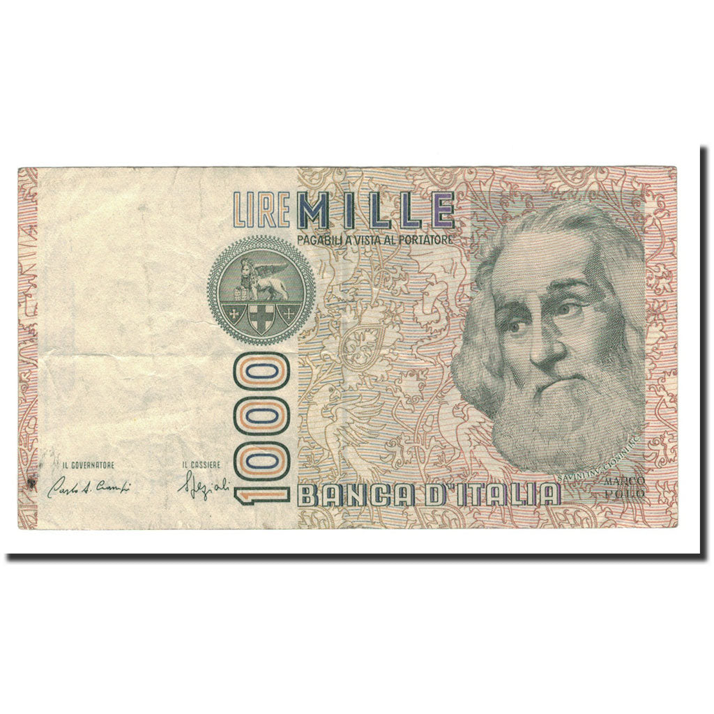 Banknote, Italy, 1000 Lire, 1982, 1982-01-06, KM:109b, AU(50-53)