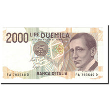 Italy, 2000 Lire, 1990, KM:115, UNC(65-70)