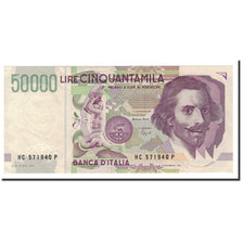 Billet, Italie, 50,000 Lire, 1992, 1992-05-27, KM:116a, SPL+