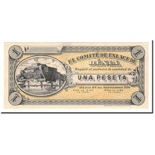 Biljet, Spanje, 1 Peseta, 1936, 1936-09-26, NIEUW