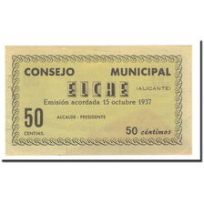 Espagne, 50 Centimos, 1937, 1937-10-15, SPL