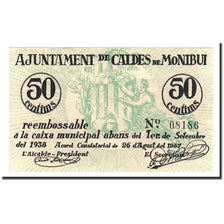 Banknote, Spain, 50 Centimos, 1937, 1937-09-01, UNC(65-70)