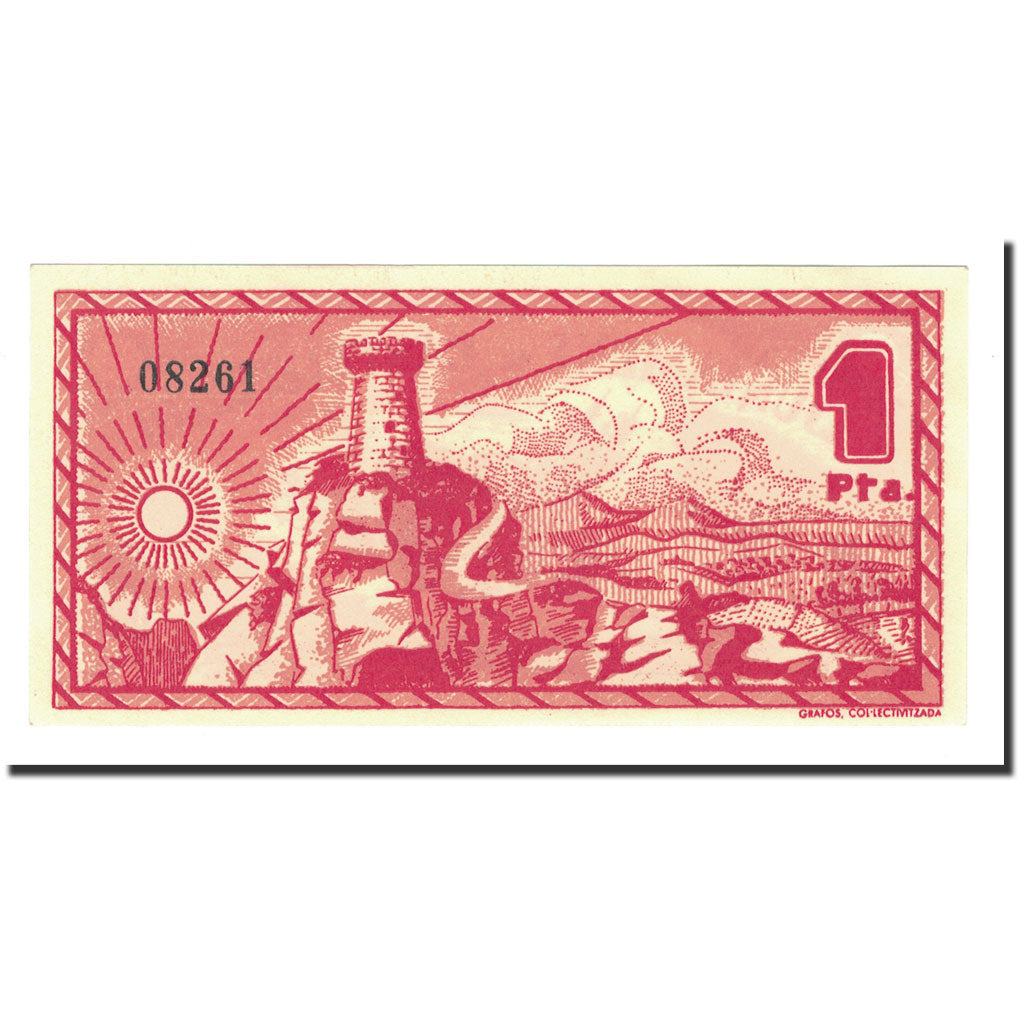 Banknote, Spain, 1 Peseta, 1937, UNC(65-70)