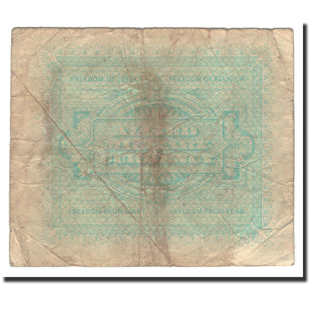 Italy, 5 Lire, 1943A, KM:M18b, VF(20-25)