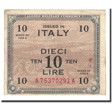 Italie, 10 Lire, 1943A, KM:M19a, TB+