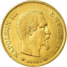Francia, Napoleon III, Napoléon III, 10 Francs, 1860, Strasbourg, BB, Oro, K...