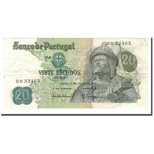 Banknote, Portugal, 20 Escudos, 1971, 1971-07-27, KM:173, AU(50-53)
