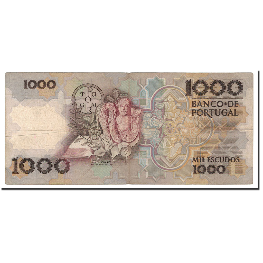 Geldschein, Portugal, 1000 Escudos, 1983-1994, 1990-07-26, KM:181g, S+