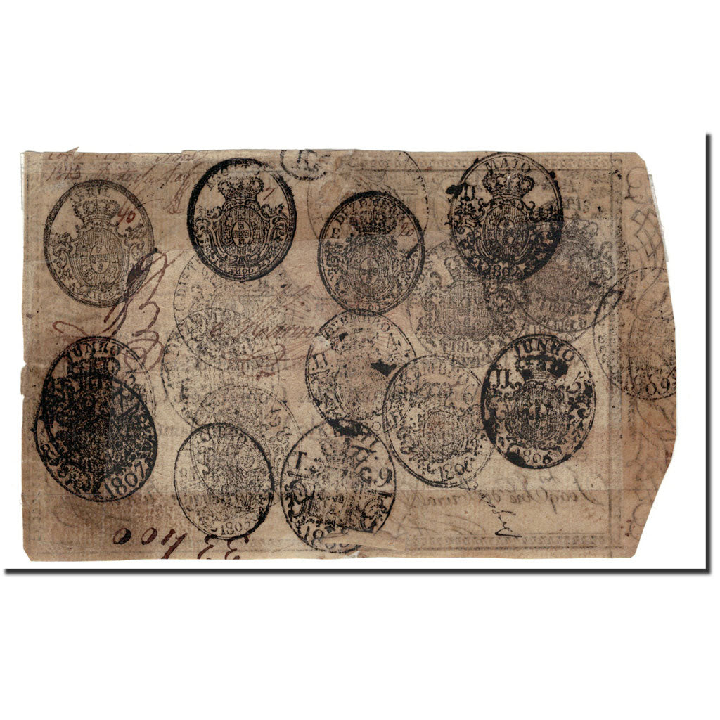 Portugal, 20,000 Reis, 1826, KM:30, VG(8-10)