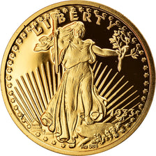 France, Medal, Reproduction Twenty Dollars Liberty, MS(65-70), Gold
