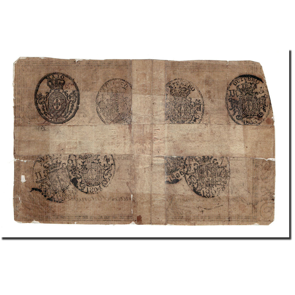 Portugal, 2400 Reis, 1826, KM:20a, VG(8-10)