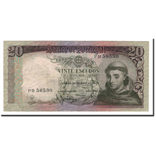 Billet, Portugal, 20 Escudos, 1964, 1964-05-26, KM:167a, TTB