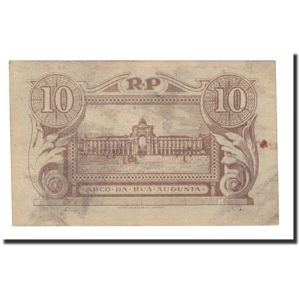 Portugal, 10 Centavos, 1917, 1917-08-15, KM:101, AU(55-58)