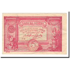 Banknote, Portugal, 5 Centavos, 1918, 1918-04-05, KM:98, AU(55-58)