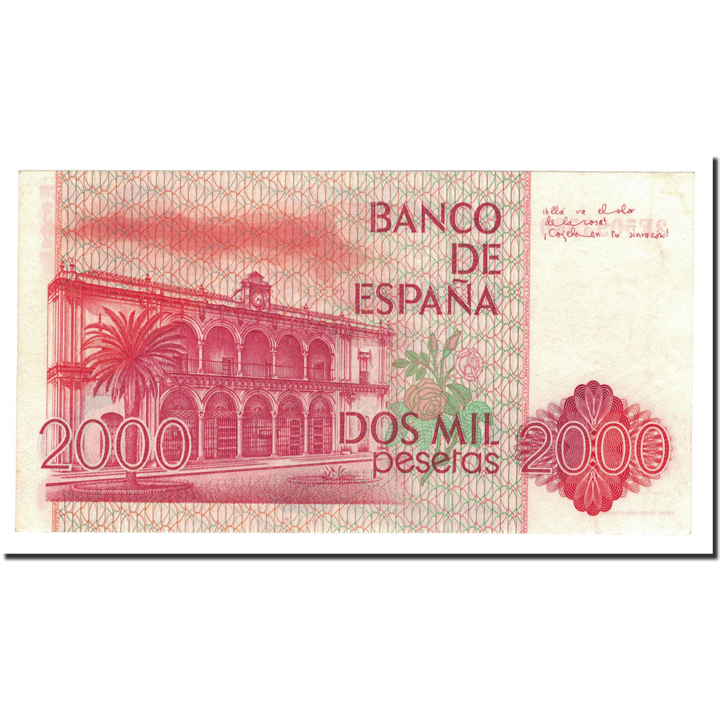 Banconote, Spagna, 2000 Pesetas, 1980, KM:159, 1980-07-22, FDS