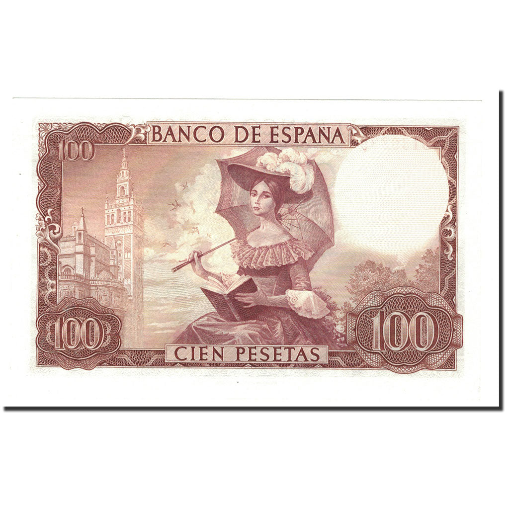 Banknote, Spain, 100 Pesetas, 1965, 1965-11-19, KM:150, UNC(65-70)