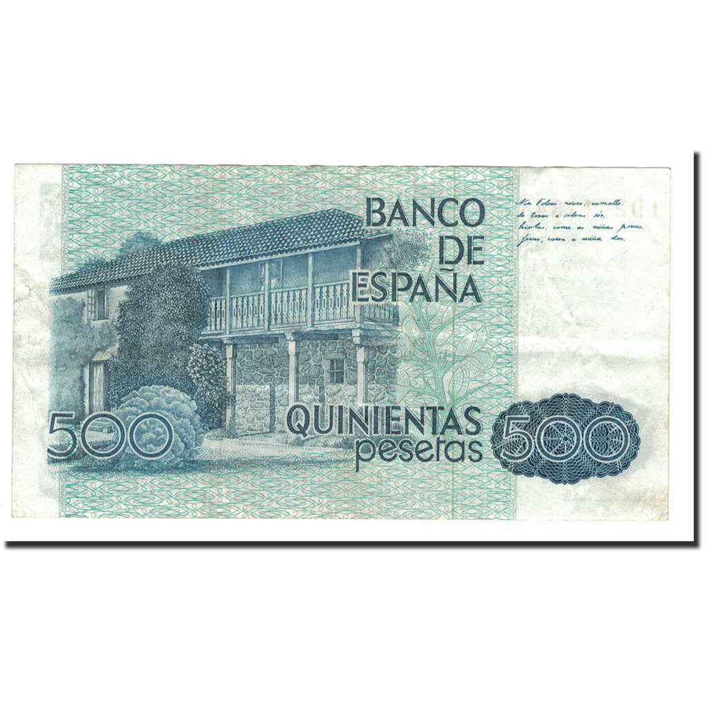 Banknote, Spain, 500 Pesetas, 1983, 1979-10-23, KM:157, EF(40-45)