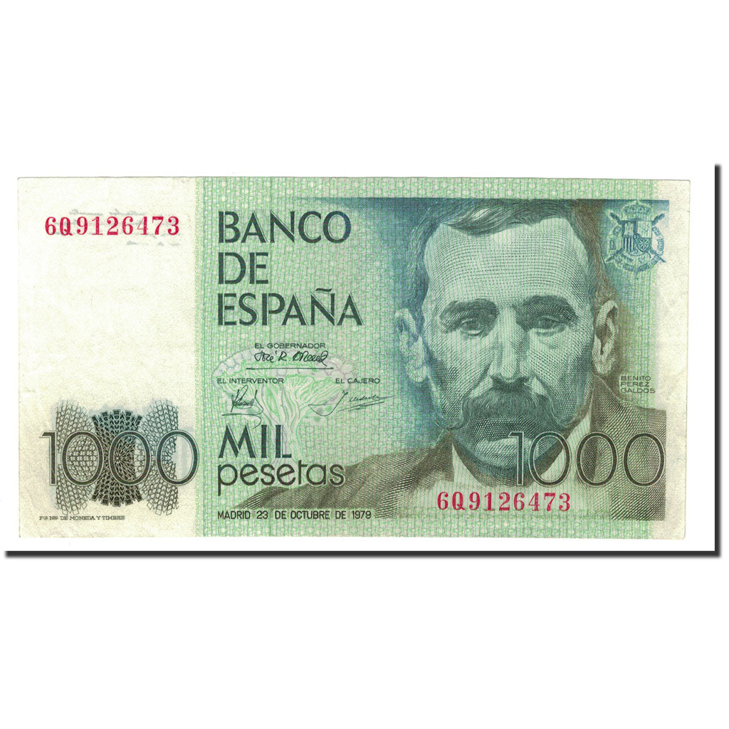 Banknote, Spain, 1000 Pesetas, 1982, 1979-10-23, KM:158, AU(55-58)
