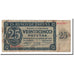 Banknote, Spain, 25 Pesetas, 1936, 1936-11-21, KM:99a, VG(8-10)