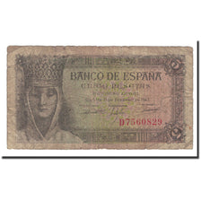 Billete, 5 Pesetas, 1943, España, KM:127a, 1943-02-13, RC