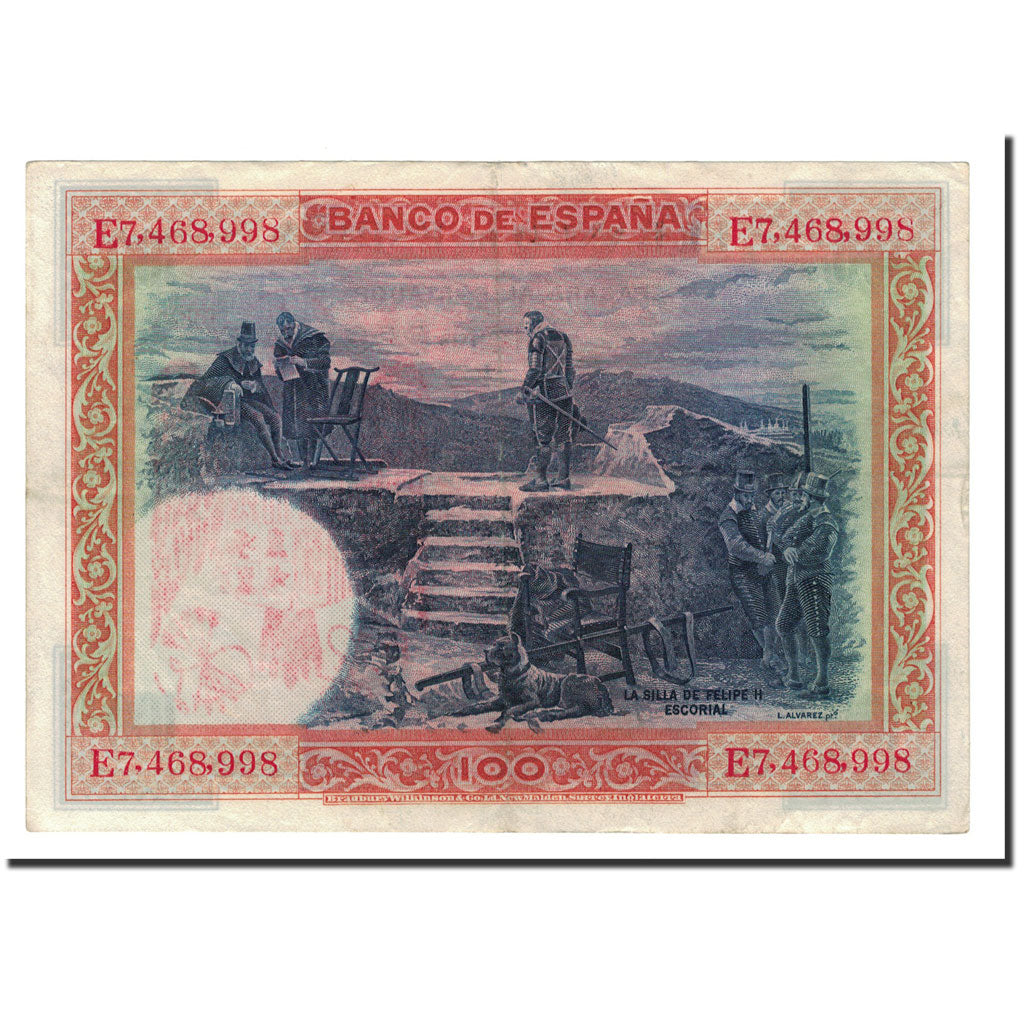 Banknote, Spain, 100 Pesetas, 1925, 1925-07-01, KM:69c, AU(55-58)
