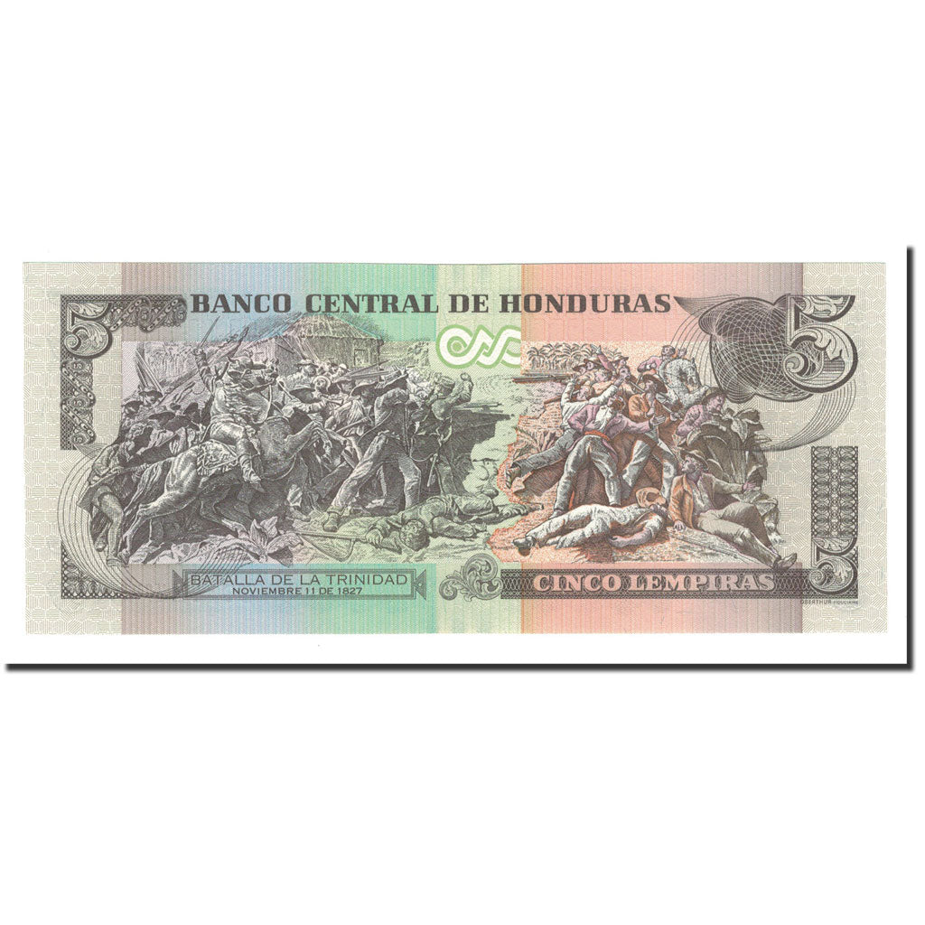 Banknote, Honduras, 5 Lempiras, 2012, 2012-03-01, KM:98, UNC(65-70)