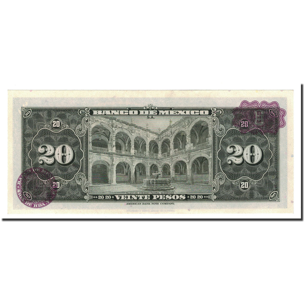 Mexico, 20 Pesos, 1950-1970, KM:54l, 1965-02-17, UNC(65-70)