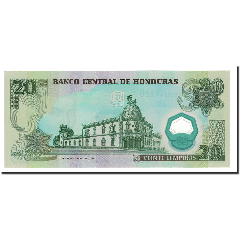 Honduras, 20 Lempiras, 2008, KM:93b, 2008-07-31, UNC(65-70)