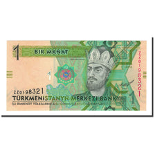 Biljet, Turkmenistan, 1 Manat, 2012, KM:29a, NIEUW